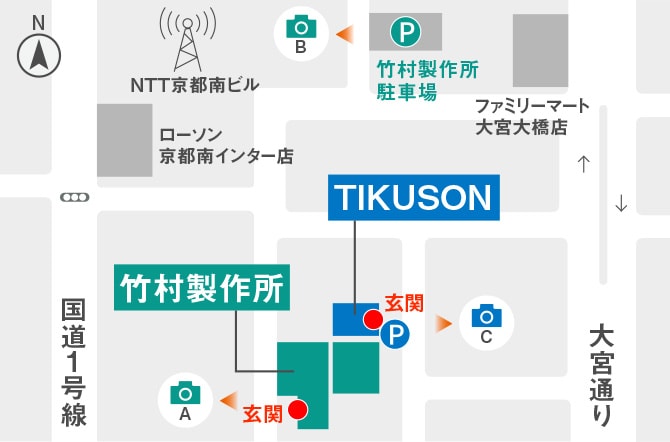 本社工場マップ